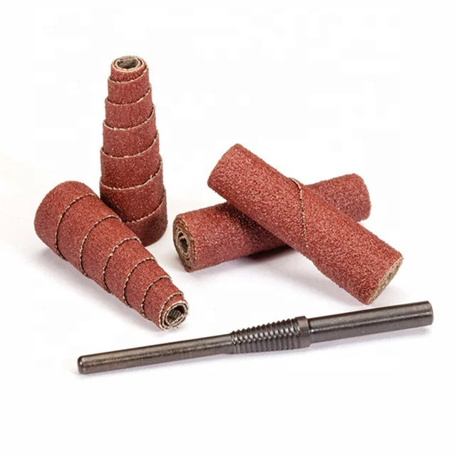 Portable Taped Cartridge Rolls Mini Aluminium Oxide Sanding Paper Rolls Sleeves for Corner Polishing