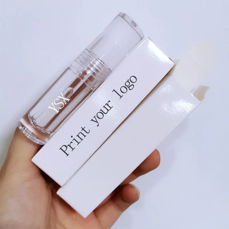 Yueshunxing 3ml PETG Full Transparent Mini Cute Lipgloss Tubes clear Empty Lip Gloss Tube