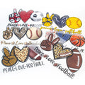Custom Your Own Design Factory Direct Printable Vinyl Peace Love Printable Heat Transfer Sticker