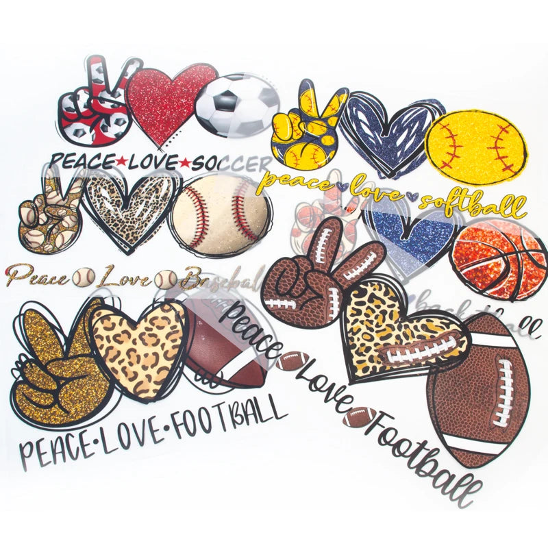 Custom Your Own Design Factory Direct Printable Vinyl Peace Love Printable Heat Transfer Sticker