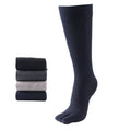 Wholesale Plain Five Finger Socks Men Quality Cotton Long Knee High Dress Toe Socks