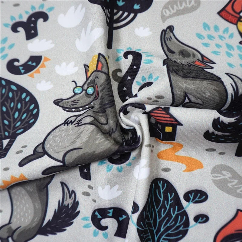 Custom Digital Printed Brushed Polyester Sport Spandex Fabric 86%Polyester 14%Spandex Athletic Sport Fabric 320GSM