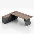 New Modern Wooden Extendable Convertible L Shaped Office Desk for CEO Executive Manager