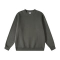 Wholesale Custom 330Gsm Crew Neck Cotton Streetwear Drop Shoulder Oversized Sweatshirt for Men Fleece Crewneck Sweatshirt
