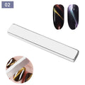 Sales UV Gel Nail Polish 3d Cat Eye Magnet Double Black Head Plastic Magnetic Nails Manufactured