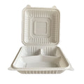 Biodegradable Disposable Cornstarch Lunch Boxes Lunchbox Cornstarch 3 Divclear Cornstarch Food Box