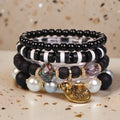 YL European and American Fashion Bohemian Beaded Multi-layer Natural Stone Creative Personalized Women's Bracelet