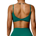 Women's Stretch Padded Sports Fitness Top Woman Bra Running Workout Gym Active Yoga Bra