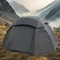 Wind Valley Outdoor Camping Dome Tent 3-4 Person Korean High Quality Automatic Aluminum Pole Double Layer PU 2000MM One Bedroom