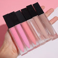 Custom Makeup Lip Gloss Liquid Glitter Shimmer clear Vegan Plumping Lipgloss Free Shipping