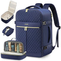Carry on Travel Backpack for Women 40L Personal Item Flight Approved TSA Large Bagpack Weekender Hiking Bag With 3 Packing Cubes