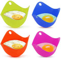 BPA Free Silicone Egg Poacher with Stand Kitchen Cooking Tool Accessory Gadget for Home Use