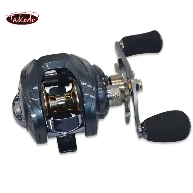 TAKEDO ST01 Baitcasting Fishing Reel Trolling Reel Speed Ratio 7.1:1 10KG MAX Drag Saltwater Water Drop Fishing Reels
