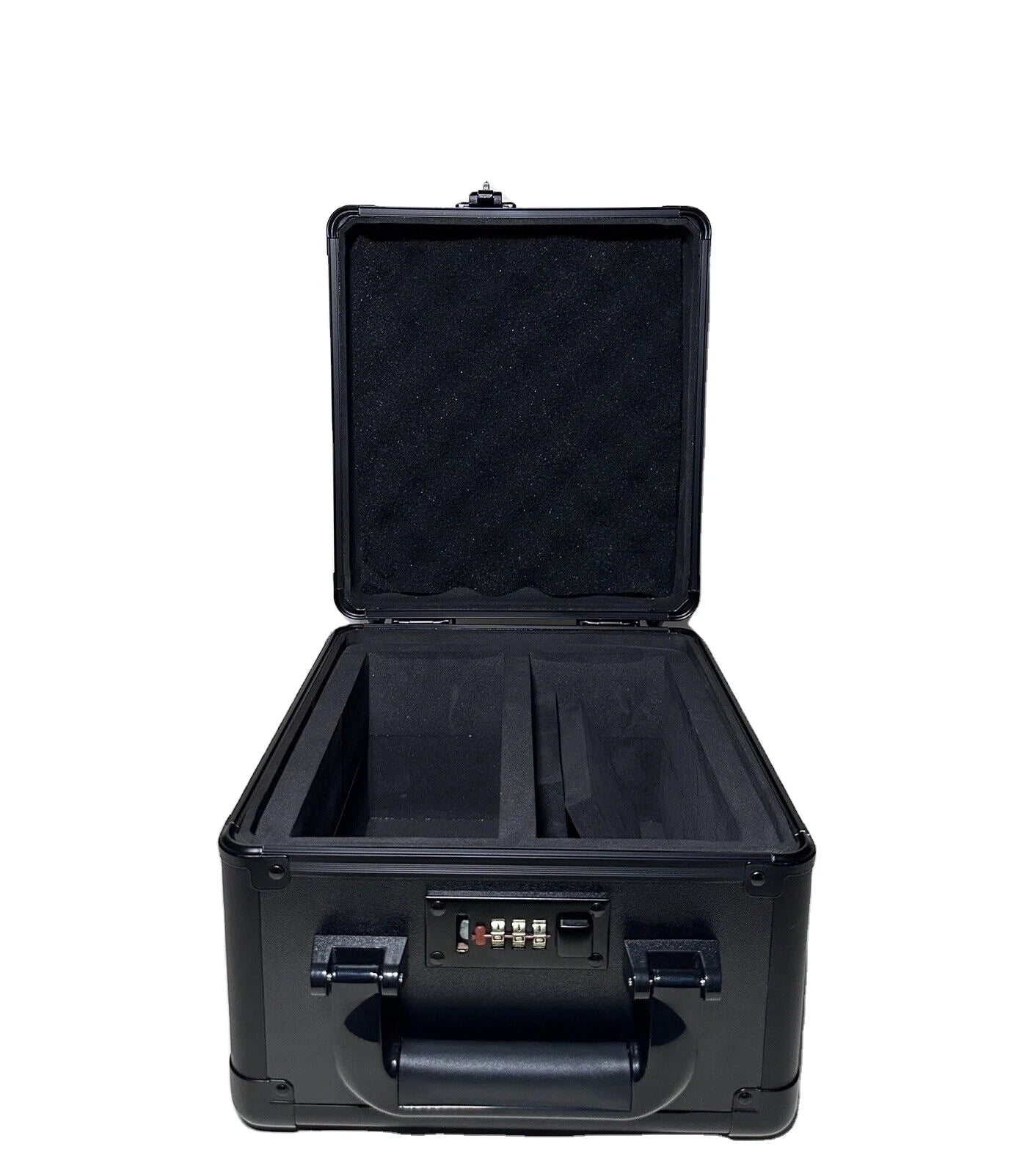 2 Row Graded Card Case Storage Locks Foam Aluminum Case Slab Case
