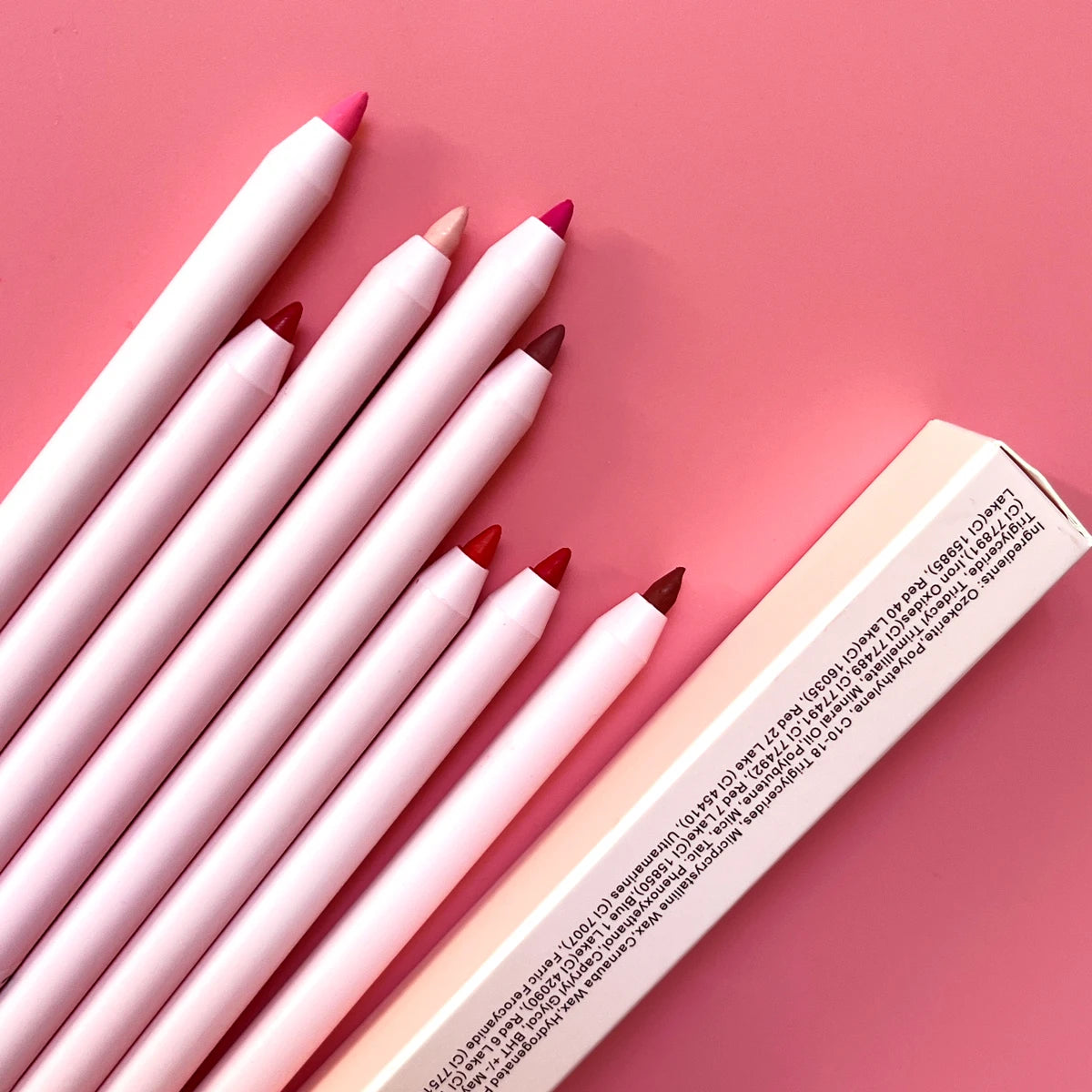Custom Logo LipLiner Cosmetic Waterproof Creamy Retractable Long Lasting Lip Liner Pencil Private Label