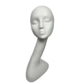 Realistic Big Abstract Head Mannequin Head With Stand Without Hair Training Advance Mannequin Practice Head for Wigs Bald Model