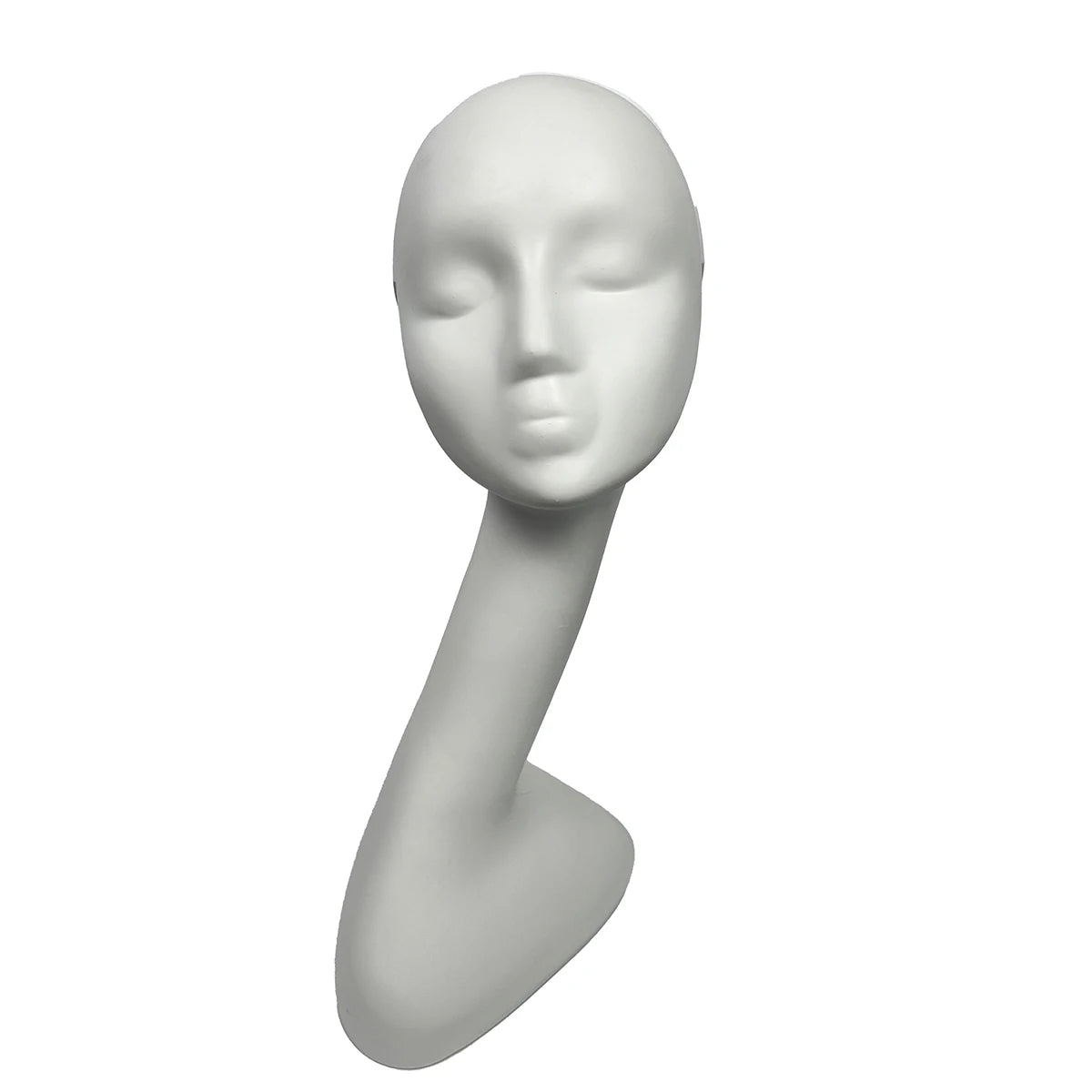 Realistic Big Abstract Head Mannequin Head With Stand Without Hair Training Advance Mannequin Practice Head for Wigs Bald Model