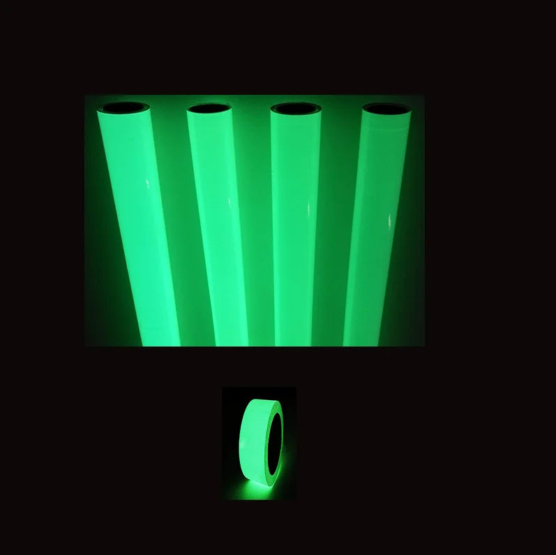 Latest Long Glowing Inkjet Printable Pet Pvc Print Glow in the Dark Luminous Vinyl Film Material for Uv Intensity Light Drawing