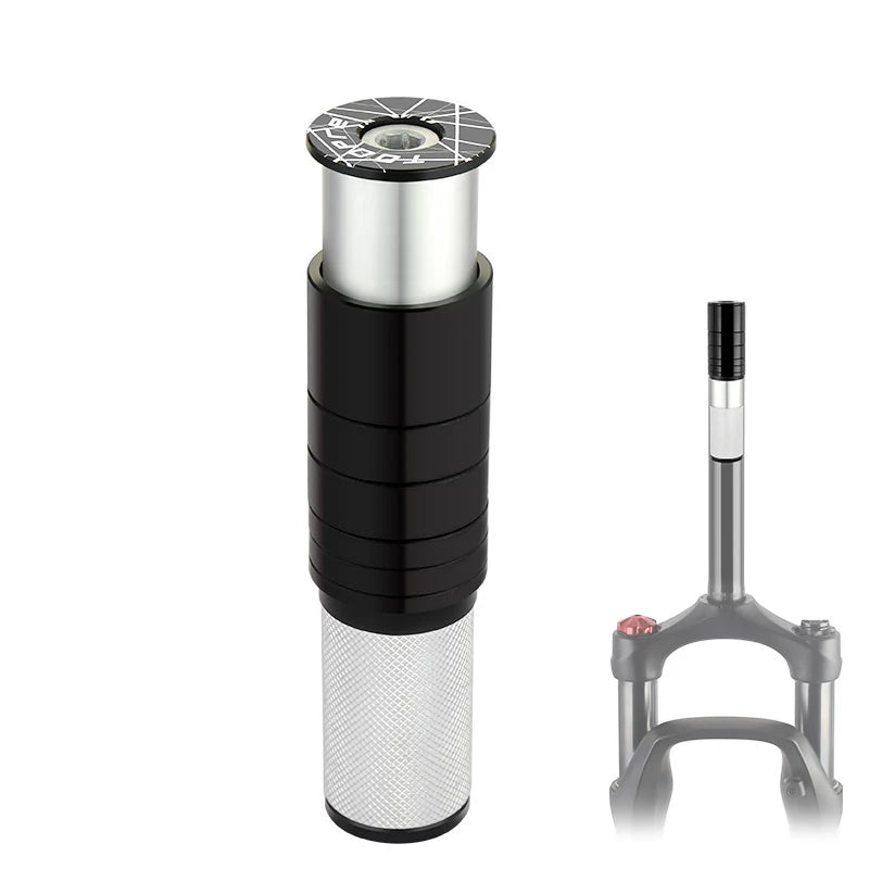 Aluminium Alloy 3-55 mm Mtb Bike Handlebar Riser Adaptor Mountain Bicycle Fork Stem Extender