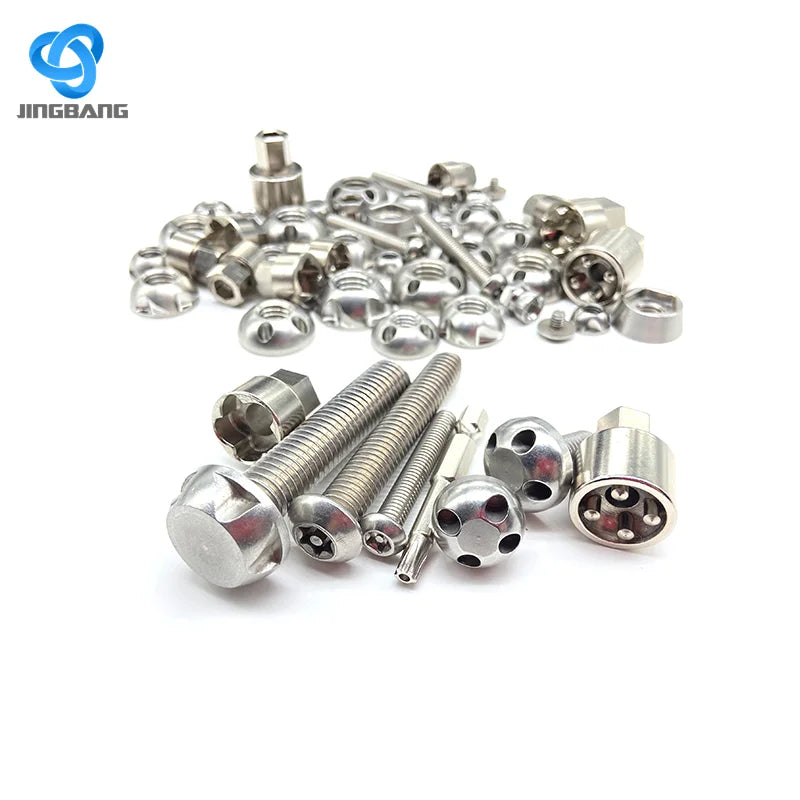 Stainless Steel Torx Triangle Anti-theft Security Truck Safety Screw Wheel Anti Temper Resistant  Theft Screw Antitheft Screw