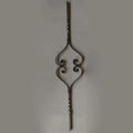 900x170mm Ornamental Iron Components Metal Balusters for Staircase Railing Parts Handrail Balcony Balustrade Gate Fence Parts