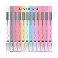 Promotional Oem Low Price Nail Gel Liner Gel Liner Nail Art Set Price Gel Liner Nail Art 12 Colours Pastel for Salon