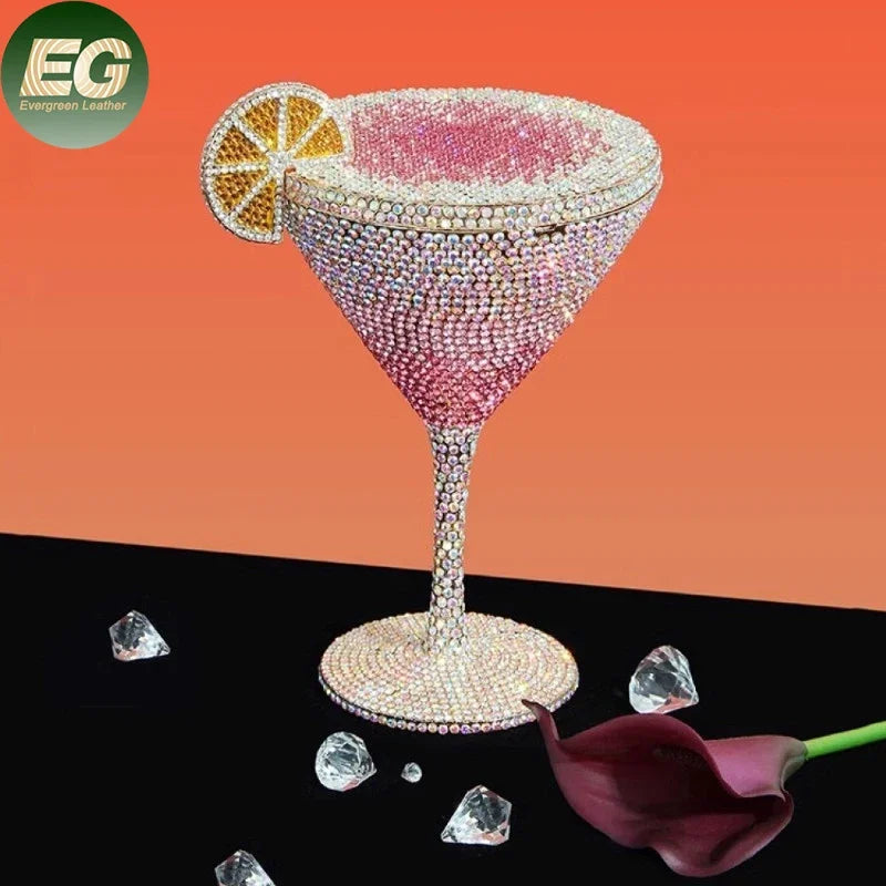 EB1657 Women Diamond Rhinestone Evening Prom Cocktail Shiny Party Purse Custom for Wedding Beaded Ladies Crystal Clutch Purses