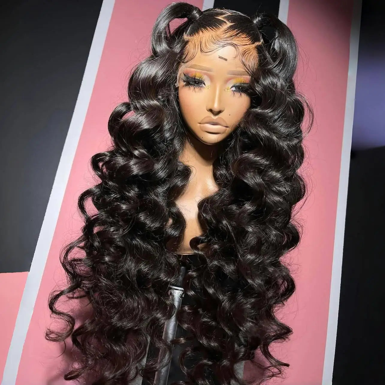 13*6 Natural Black 13*4 HD Lace Frontal Wigs for Women 100% Human Hair 5*5 hd Lace Closure Glueless Wig Heavy Density Loose Wave