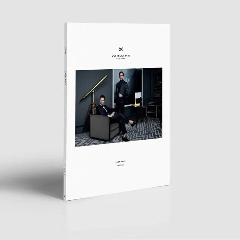 Customized Advertising Brochure Flyer Leaflet Booklet Printing Cardboard Corrugated Board Options Offset Printing Varnishing