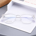 Eyeglasses Frames Fengchao Manufacturer Trendy Vintage Half-frame TR+metal Light Weight Optical Eyeglasses Frames for Unisex