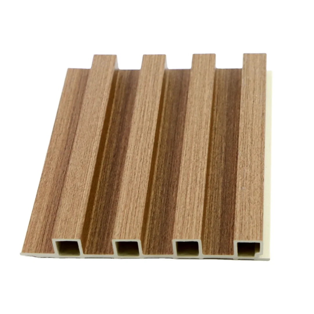 Manufacturers Soundproof Decoration Interior PVC Wooden Decor Fluted Wall Panel