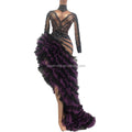 Sequin Spanish Dance Dress Women Performance Stage Costumes Wedding Party Dress Prom Gowns