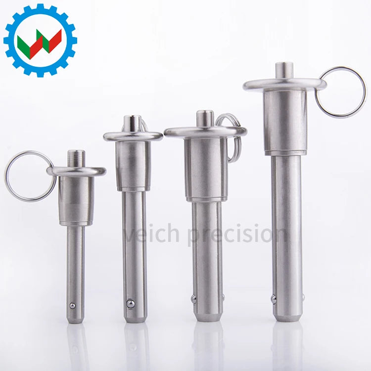 VCN110 Veich Quick Release Ball Lock Pin Fastener Stainless Steel Electrophoresis Surface Treatment Machinery Use Dropshipping