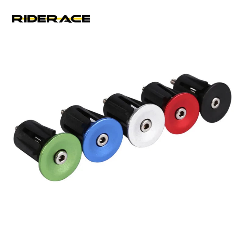 24mm Bike Handlebar Cap Covers Bicycle Grips Aluminum Alloy Lightweight Handle Bar End Plugs Cycling Accessories
