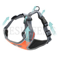 Polyester Oxford Fabric Harness Pet Adjustable Dog Vest Reflective Chest Strap Puppy Harness Leash Vest Big Dog Walking Traction