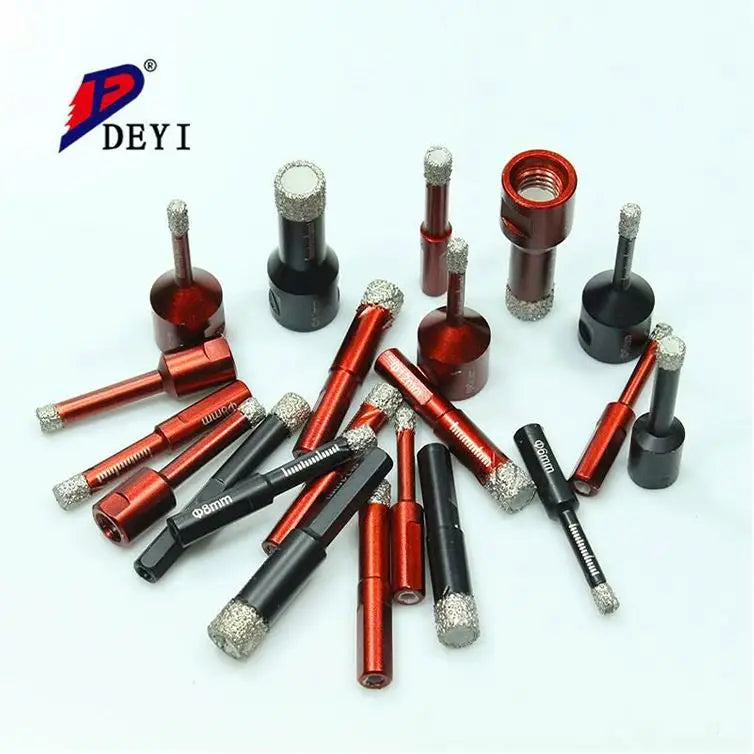 China Wholesale Vacuum Brazed Drills and Vacuum Brazed Drill 10mm Kits 12mm Brazed Diamond Tipped Hole Saw MegaBDM