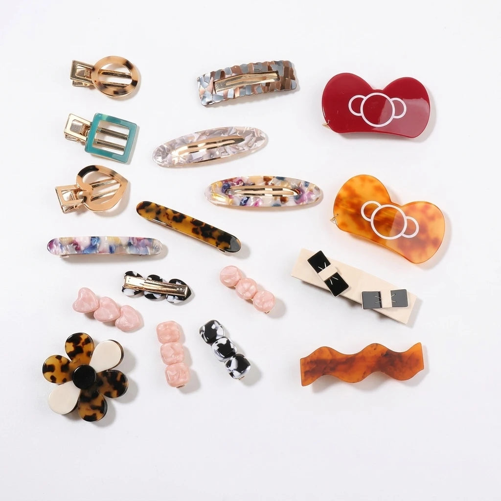 Mi Dairy Acetate Hair Clips Accessories Hairpin Set for Women Girls
