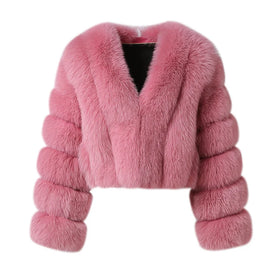 New Coming Wholesale Real Fox Fur Coat Women Winter Luxury Natural Fur Coat