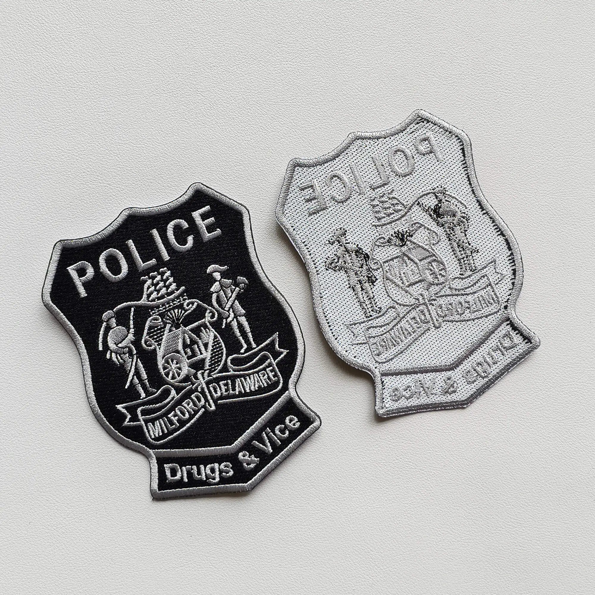 ZT-EM0015 Christian Iron on Patches Embroidery Custom Special Security Cheap Stick on Embroidery Patch Stickers