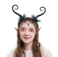 Mori Fantasy COSPLAY Hair Accessories Cross Border Antenna Headband with Flower Fairy Design for Party Decorations