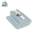 M3 M4 M5 Slide-In T-Block Square Nuts - Galvanized Steel Sliding Hammer Nut for 20 30 Series Aluminum T-Slot Extrusion MegaBDM