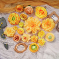 Artificial Flowers Yellow Single Flower Various Styles for Wedding Decoration Artificial Flowers