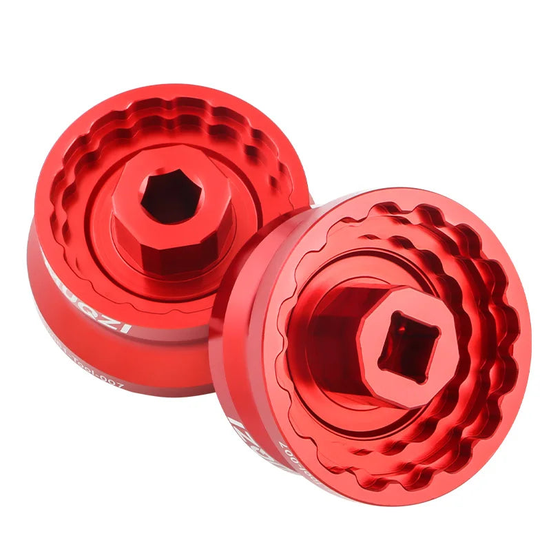 MUQZI Five in One Bicycle Bottom Bracket Removal Tool Threaded BB Install Cup Tool for Shimano BBR60 MT800 DUB BSA30 FSA BB386