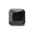 Black Square Shape CZ Loose Gemstone 8*8mm Cubic Zirconia Stones For Jewelry