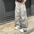 Sweatpants Manufacturer Custom Tie Dyeing and Washing Pants High Street Splicing Work Loose Straight Leg Men's Sweatpants Casual Wear