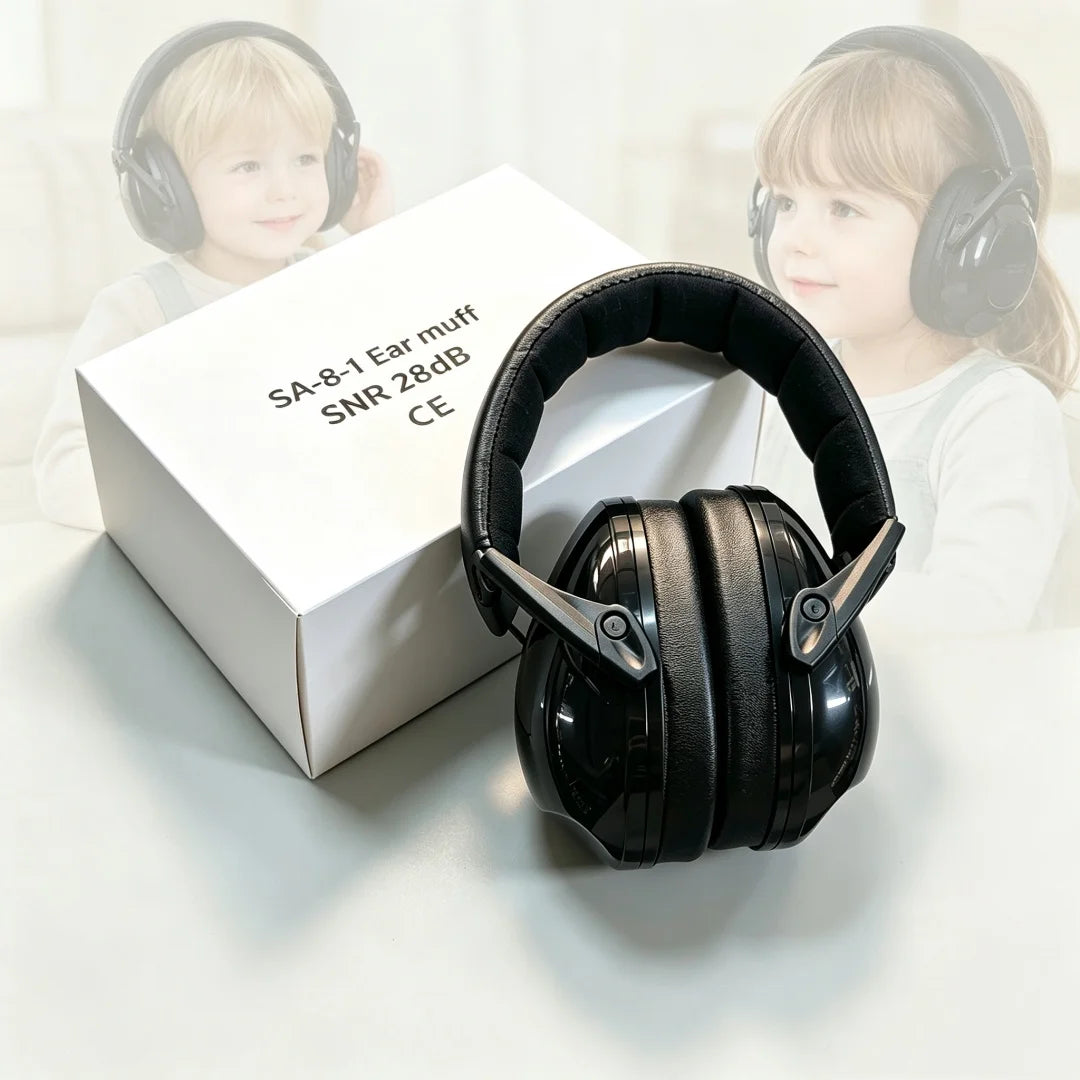 28dB Hearing Protection Earmuff for Toddlers Teens & Adults Headphones for Autism Ear Defenders Airplane Concert Outdoor School