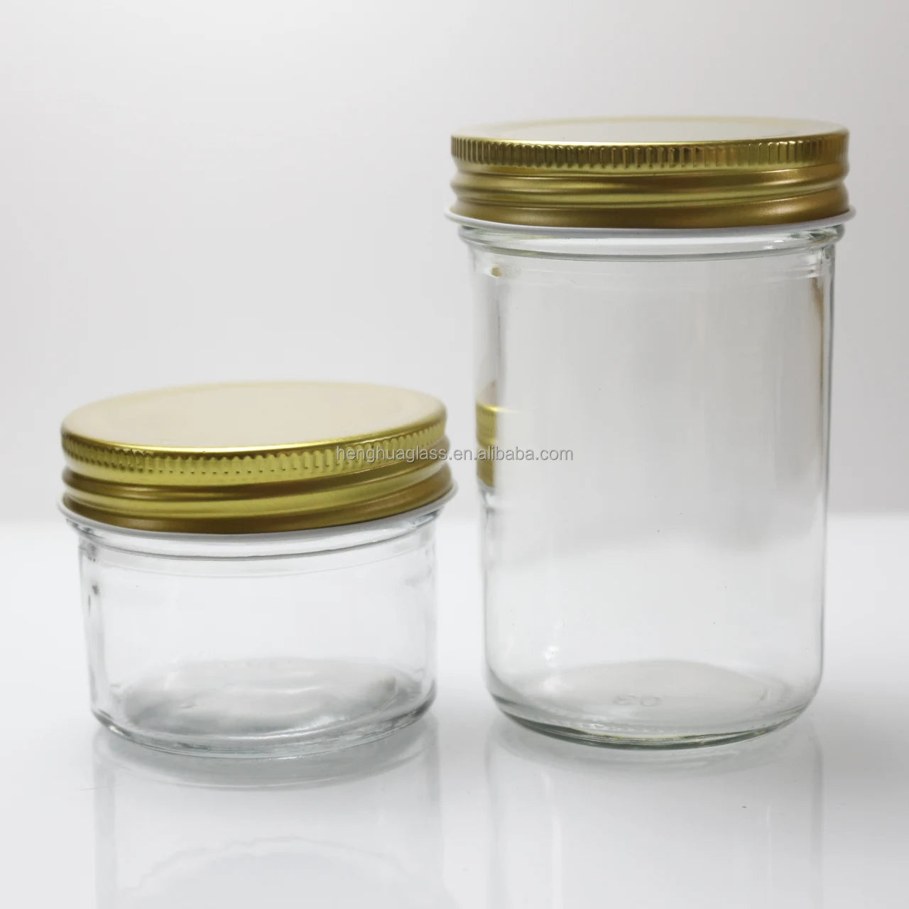 120ml 250ml Glass Mason Jar Wide Mouth Mayonnaise Jar Round Pickle Jam Coconut Oil Honey Canned Food Glass Jar With Metal Lid