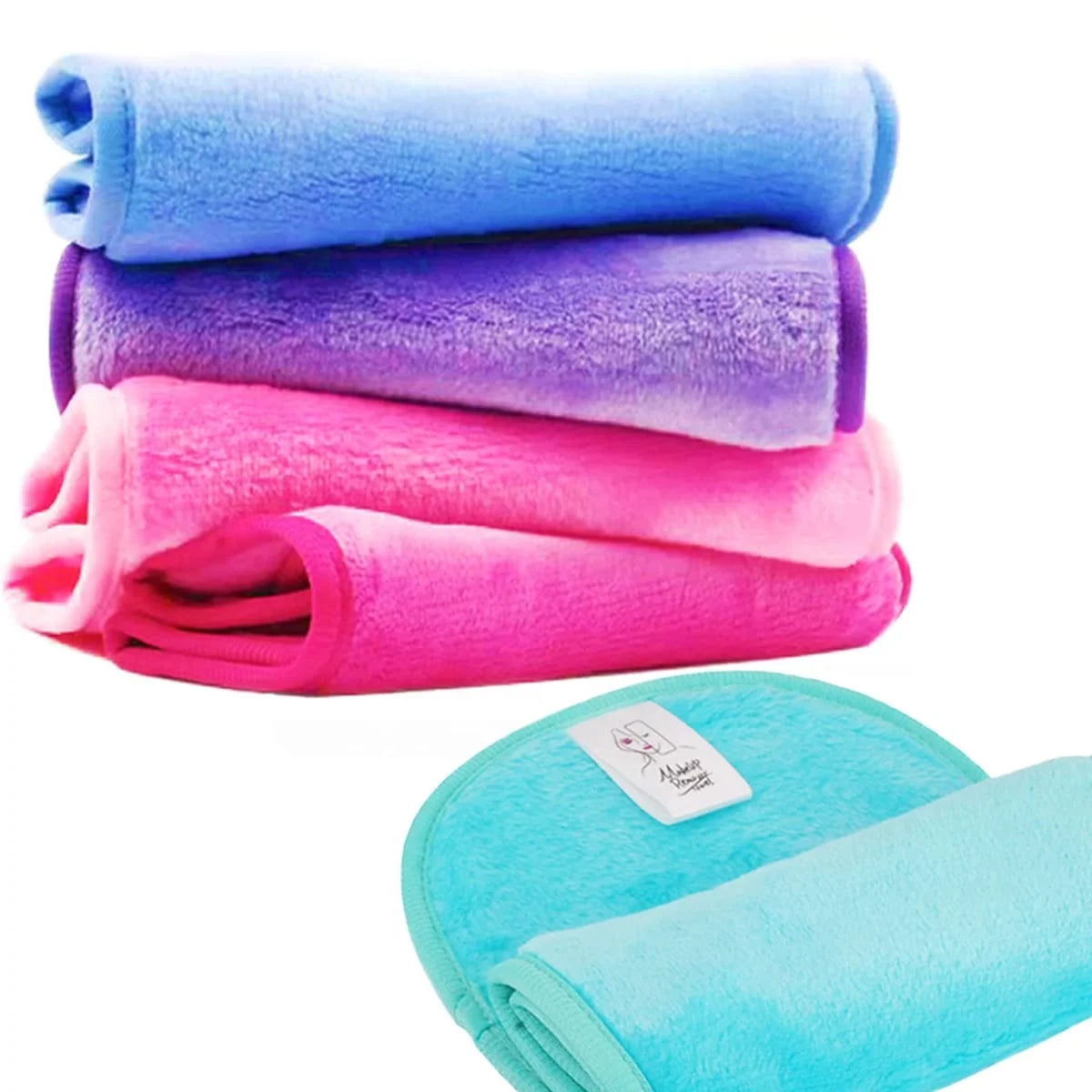 Super Soft 100% Microfiber Deeply Cleaning Face Makeup Remover Towel Washable Reusable Face Cloths