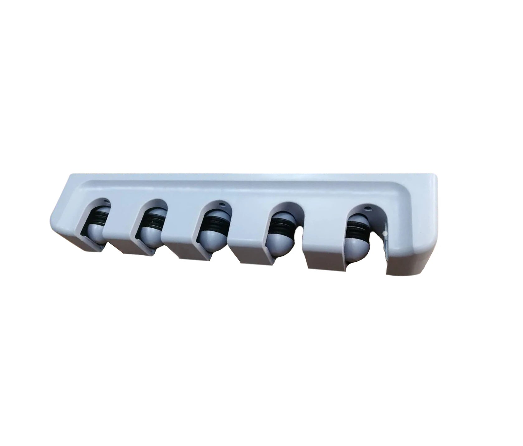 Modern Customised PS Plastic Wall Mount Mop Broom Holder Favorable Price Organiser Bathroom Wardrobe Stick Storage Tool Box