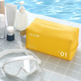 Custom PVC Cosmetic Makeup Bag Pouch Skincare Cosmetic Storage Waterproof Travel Toiletry Bag Make up Bags
